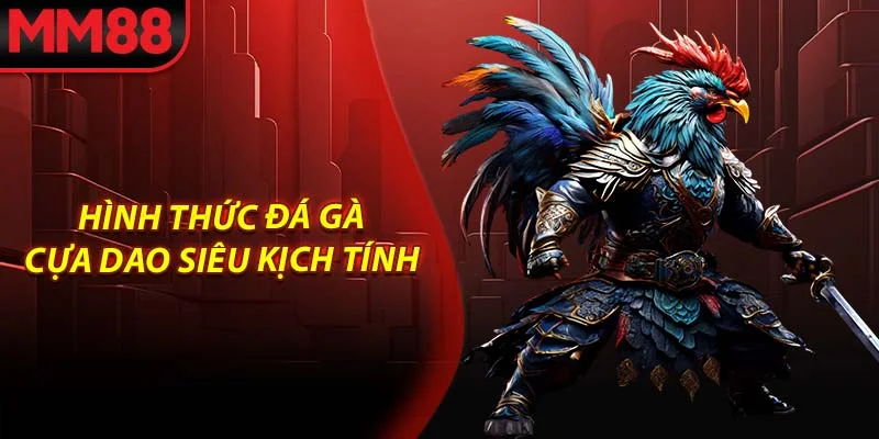 Hình thức đá gà cựa dao siêu kịch tính