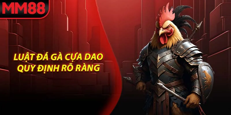 Luật đá gà cựa dao quy định rõ ràng